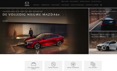Schermafbeelding van mazda.nl