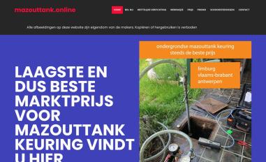 Schermafbeelding van mazouttank.online