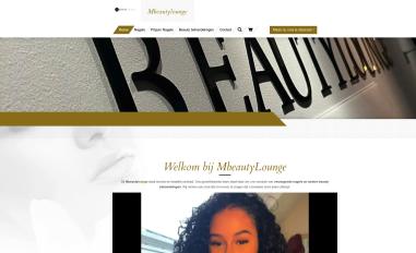 Schermafbeelding van mbeautylounge.nl
