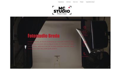 Schermafbeelding van mc-studio.nl