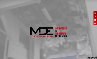 Schermafbeelding van mde-automation.nl
