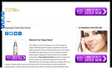 Schermafbeelding van meaningfulyouthskin.com