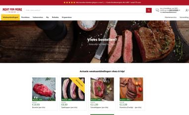 Schermafbeelding van meatformore.nl