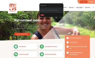 Schermafbeelding van mecvs.nl