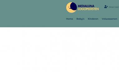 Schermafbeelding van medialunalogopedisten.nl