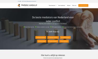 Schermafbeelding van mediator-zoeken.nl