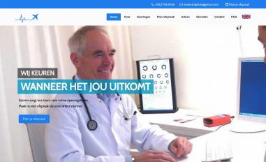 Schermafbeelding van medical4pilots.nl