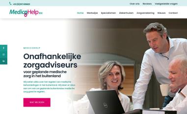 Schermafbeelding van medicohelp.nl