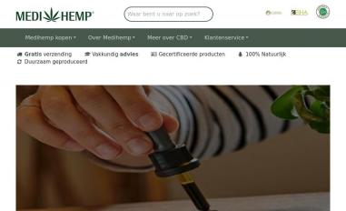 Schermafbeelding van medihemp.nl