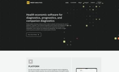 Schermafbeelding van medipanalytics.com