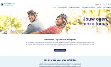 Schermafbeelding van medipolis.be