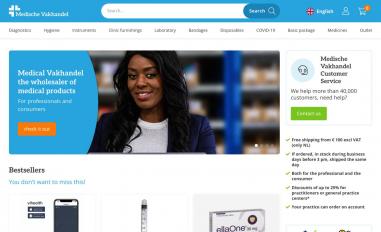Schermafbeelding van medischevakhandel.nl