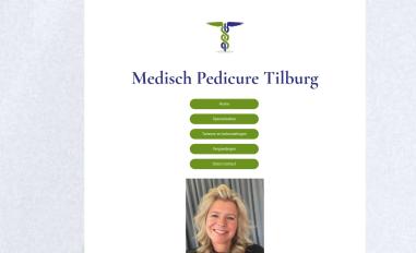 Schermafbeelding van medischpedicuretilburg.nl