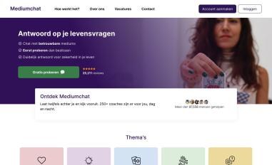 Schermafbeelding van mediumchat.nl