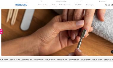 Schermafbeelding van medluxy.nl