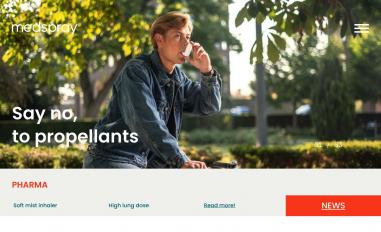 Schermafbeelding van medspray.com