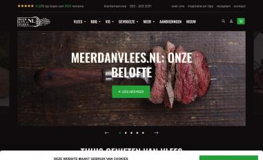 Schermafbeelding van meerdanvlees.nl