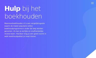 Schermafbeelding van meeroverboekhouden.nl