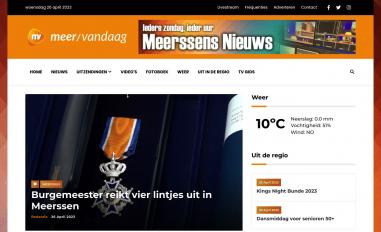 Schermafbeelding van meervandaag.nl