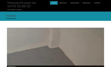 Schermafbeelding van meesterklusser.be
