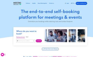 Schermafbeelding van meetingselect.com