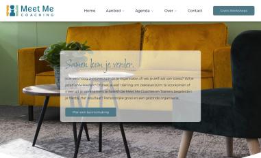 Schermafbeelding van meetmecoaching.nl