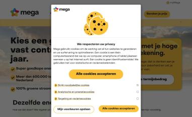 Schermafbeelding van mega.nl