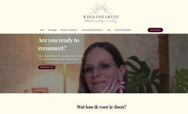 Schermafbeelding van megankelly.nl