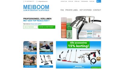Schermafbeelding van meiboom.eu