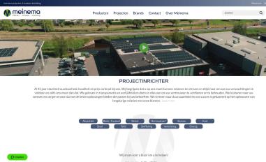 Schermafbeelding van meinema.nl