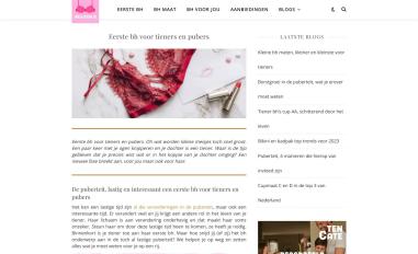 Schermafbeelding van meisjesbh.nl