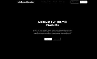 Schermafbeelding van mekkacenter.nl