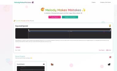 Schermafbeelding van melodymakesmistakes.com