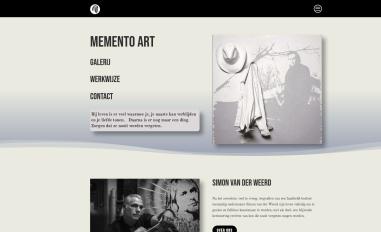 Schermafbeelding van mementoart.com