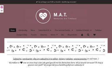 Schermafbeelding van memoriesaretimeless.nl