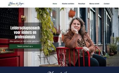 Schermafbeelding van mennadejager.nl