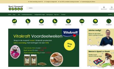 Schermafbeelding van mennosdierenwereld.nl
