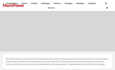 Schermafbeelding van menspower.nl