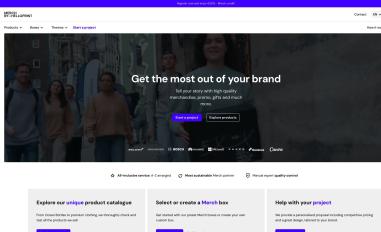 Schermafbeelding van merch.helloprint.com