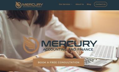 Schermafbeelding van mercuryaccounting.co.uk