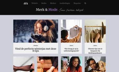Schermafbeelding van merkenmode.nl
