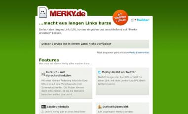 Schermafbeelding van merky.de