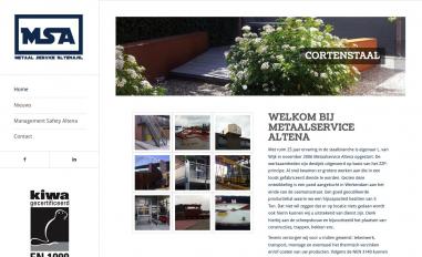 Schermafbeelding van metaalservicealtena.nl