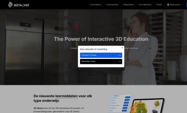 Schermafbeelding van metachef.nl