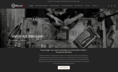 Schermafbeelding van metalart.nl