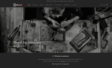 Schermafbeelding van metalartsieraden.nl