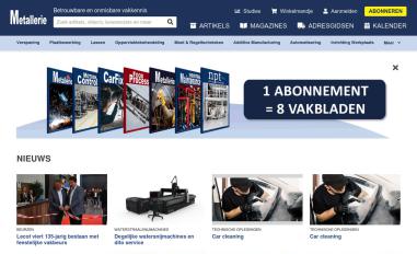 Schermafbeelding van metallerie.pmg.be