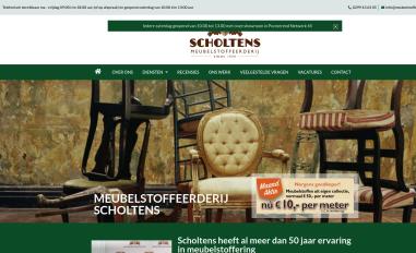 Schermafbeelding van meubelstoffeerderijscholtens.nl