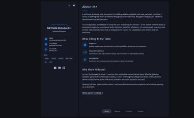 Schermafbeelding van meysamrezazadeh.com