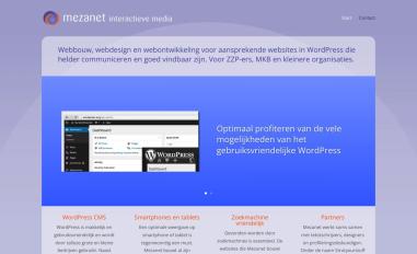 Schermafbeelding van mezanet.nl